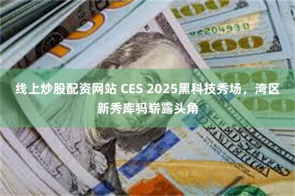 线上炒股配资网站 CES 2025黑科技秀场，湾区新秀库犸崭露头角